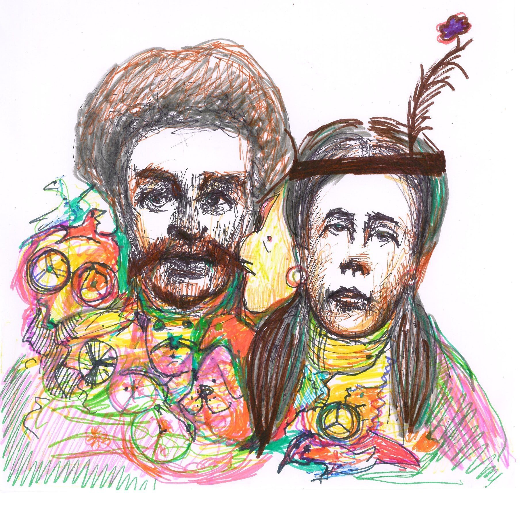 Drawing No. 1,180, 'Leftover Hippies', posted OCT 17, 2022