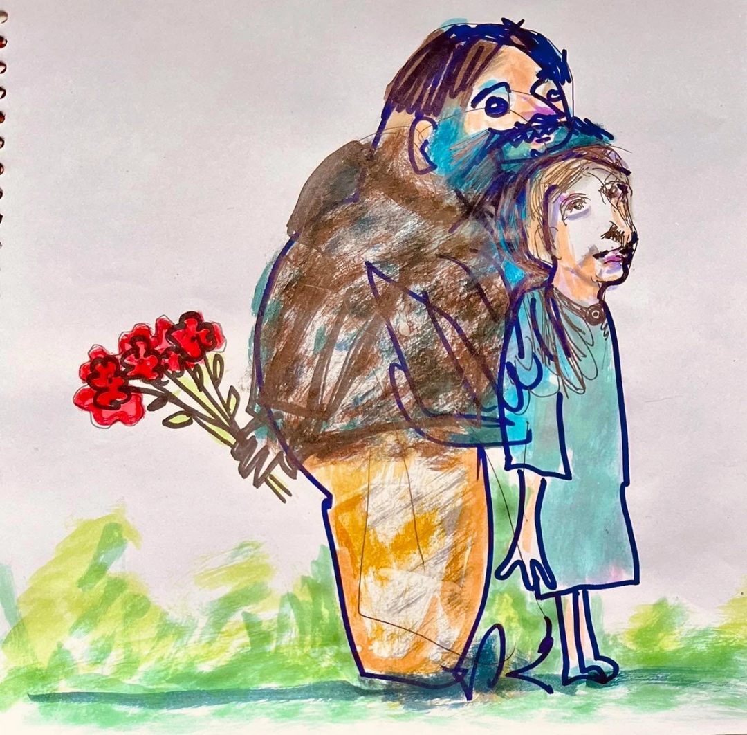 Drawing No. 1,280, 'Latest palace gossip: Bluebeard was dating an older woman.', posted JAN 22, 2023