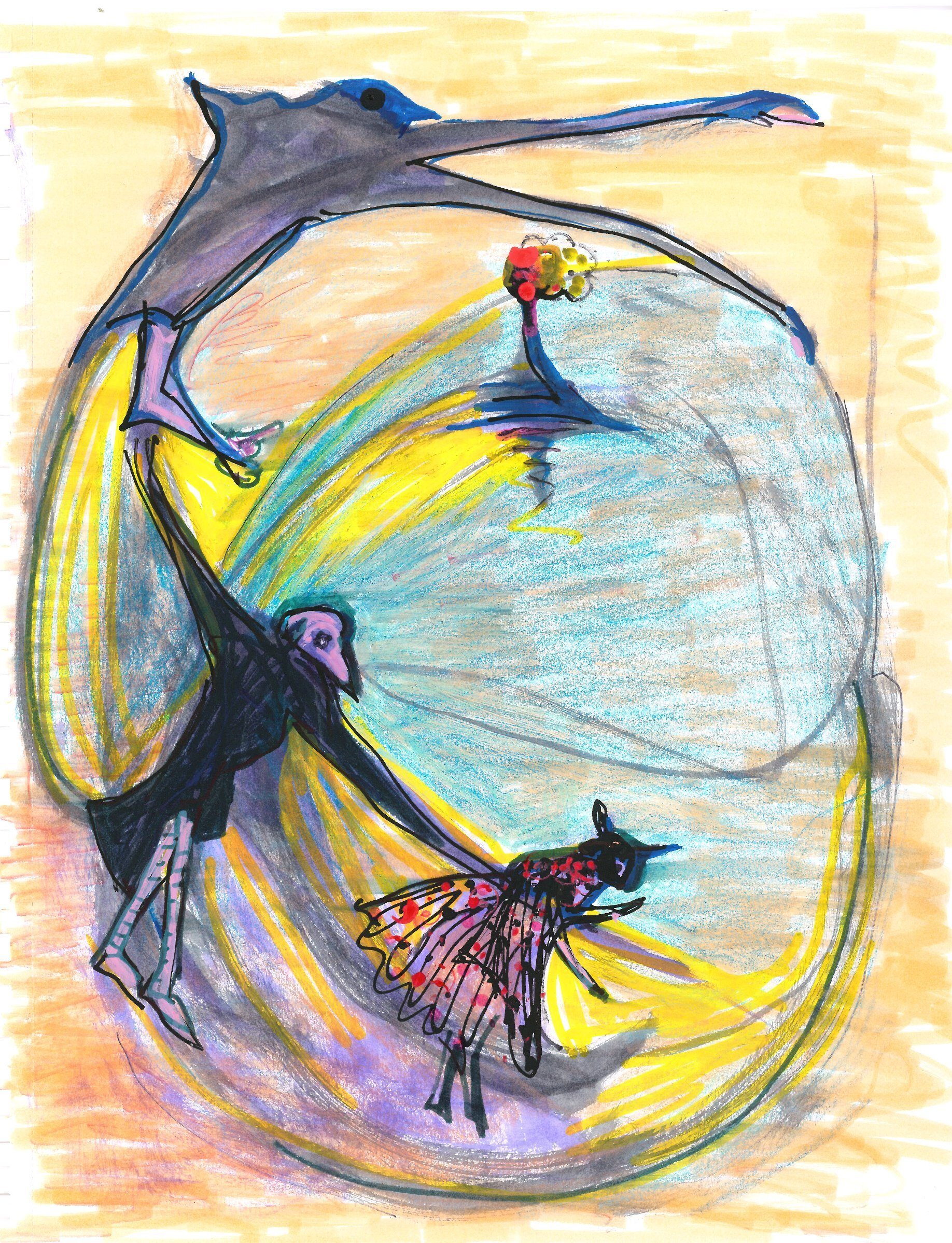 Drawing No. 1,766, 'Holding on', posted APR 30, 2024