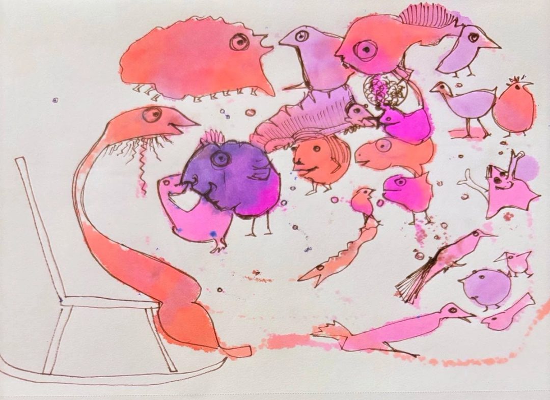 Drawing No. 2,699, 'Granny felt that all the kids looked best in petal pink.', posted SEP 1, 2026
