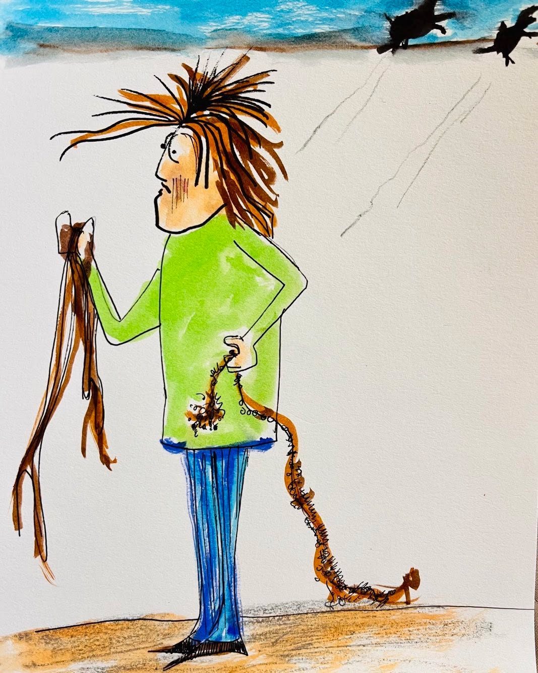 Drawing No. 1,246, 'Rawson should have taught his pets to heel, sit and stay.', posted DEC 20, 2022