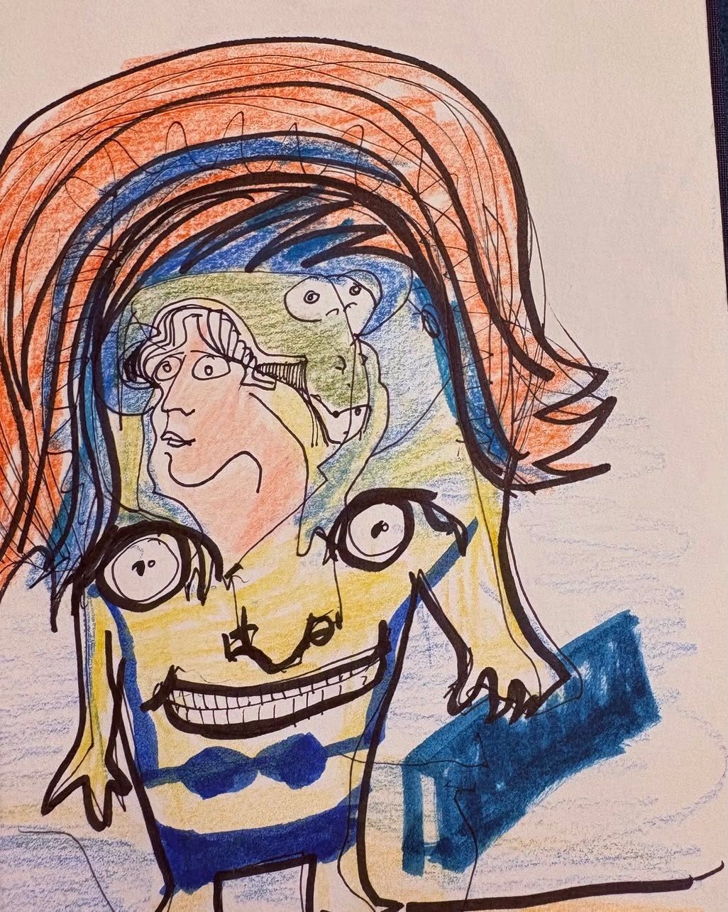 Drawing No. 2,623, 'Leona was enjoying her first beach novel of the season.', posted JUN 26, 2026