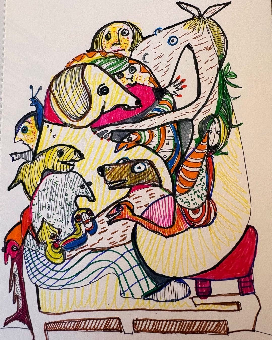 Drawing No. 2,595, 'Small as it was, Richie's was the place to be.', posted MAY 31, 2026