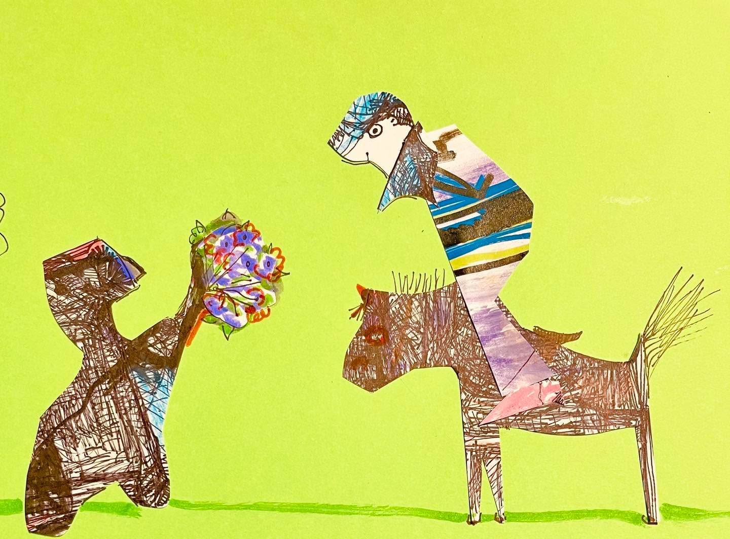 Drawing No. 1,716, 'Willard's trick riding won him a small but loyal fan club.', posted MAR 17, 2024