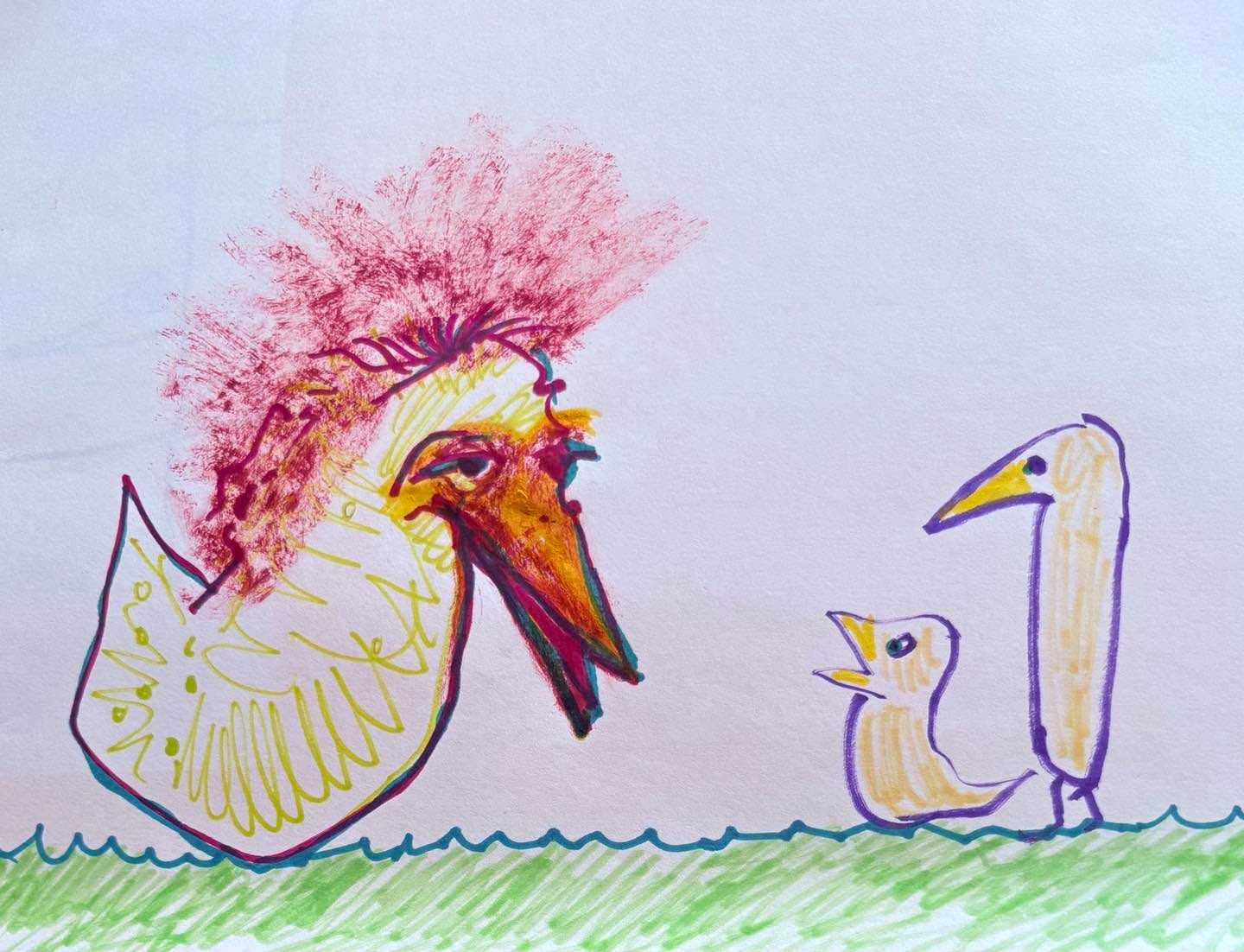 Drawing No. 2,457, 'Holly was pleased with her glamorous new look.', posted FEB 7, 2026