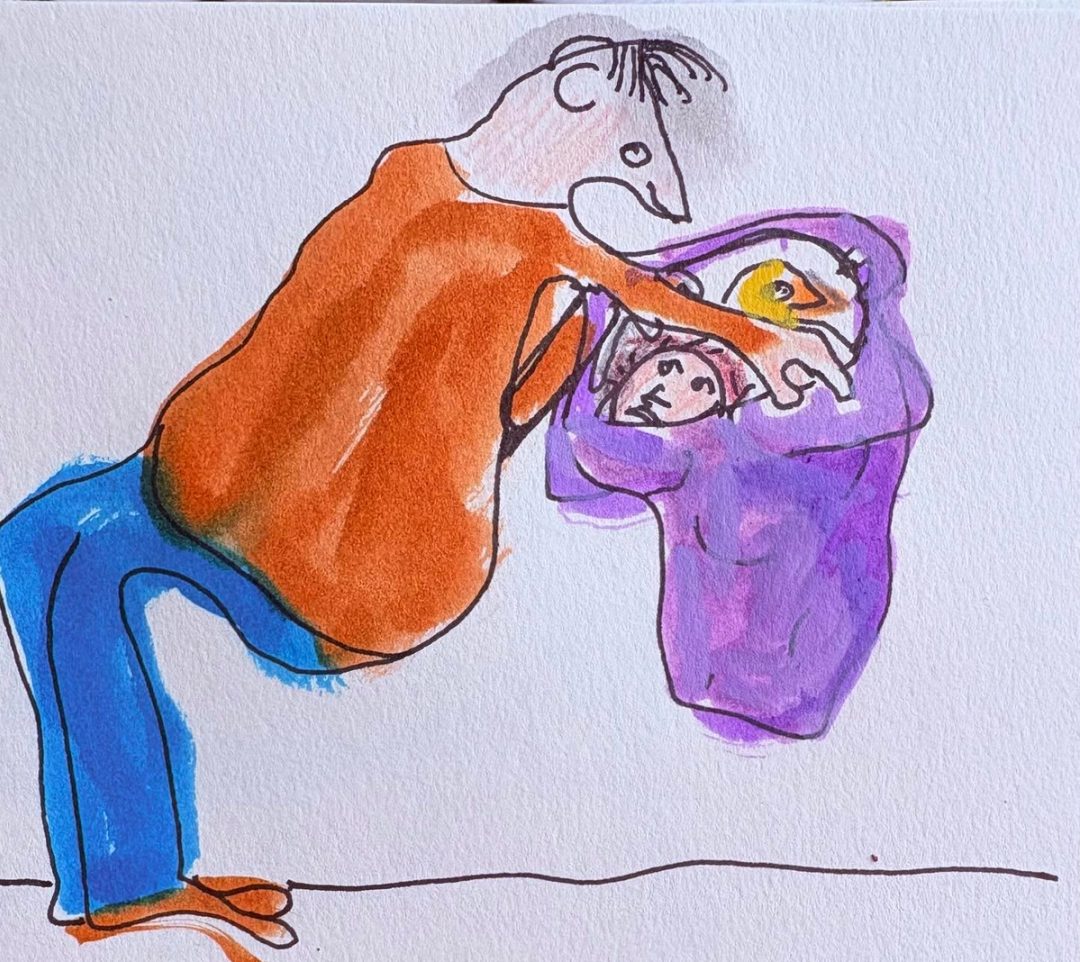 Drawing No. 2,544, 'Barton insisted that donating his Nextdoor neighbor and a chicken to the rummage sale was just a joke.', posted APR 17, 2026