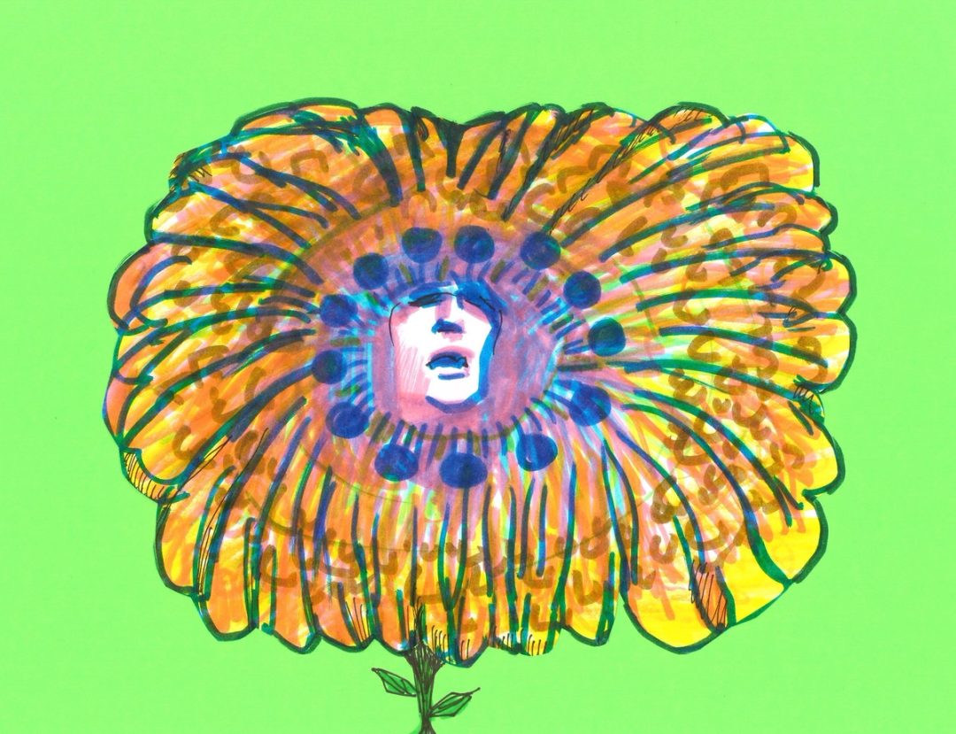 Drawing No. 96, 'Noisy Flower', posted OCT 6, 2019
