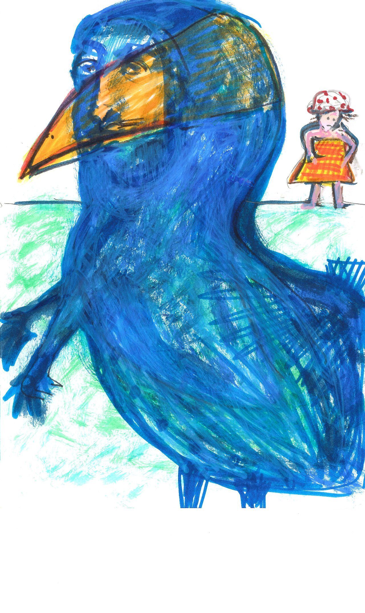 Drawing No. 1,542, 'Bluebird Disguise', posted OCT 3, 2023