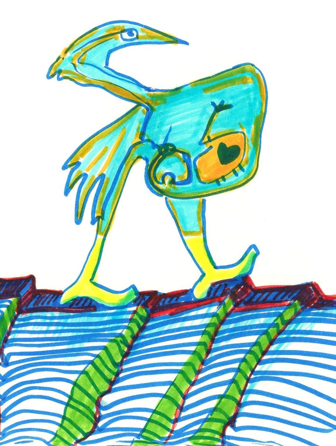 Drawing No. 1,543, 'Oscars Making Strides', posted OCT 4, 2023