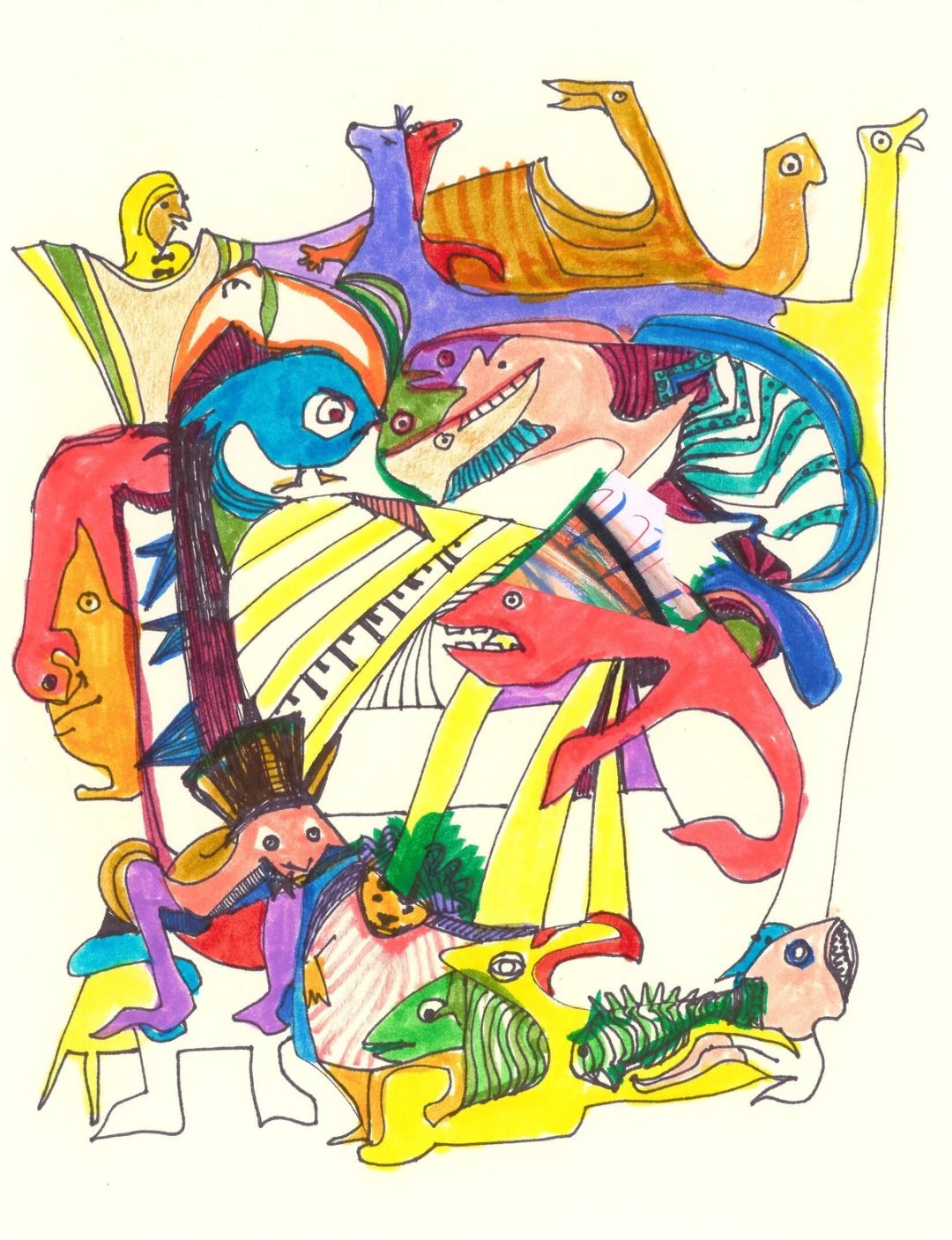 Drawing No. 1,504, 'Cool Jazz', posted AUG 29, 2023