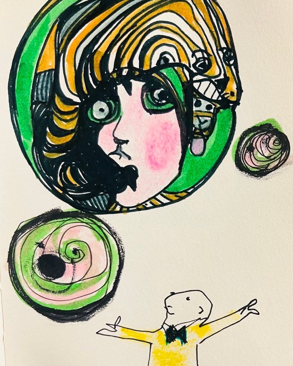 Drawing No. 2,009, 'Missy suspected that Endicott was toying with her.', posted DEC 16, 2024