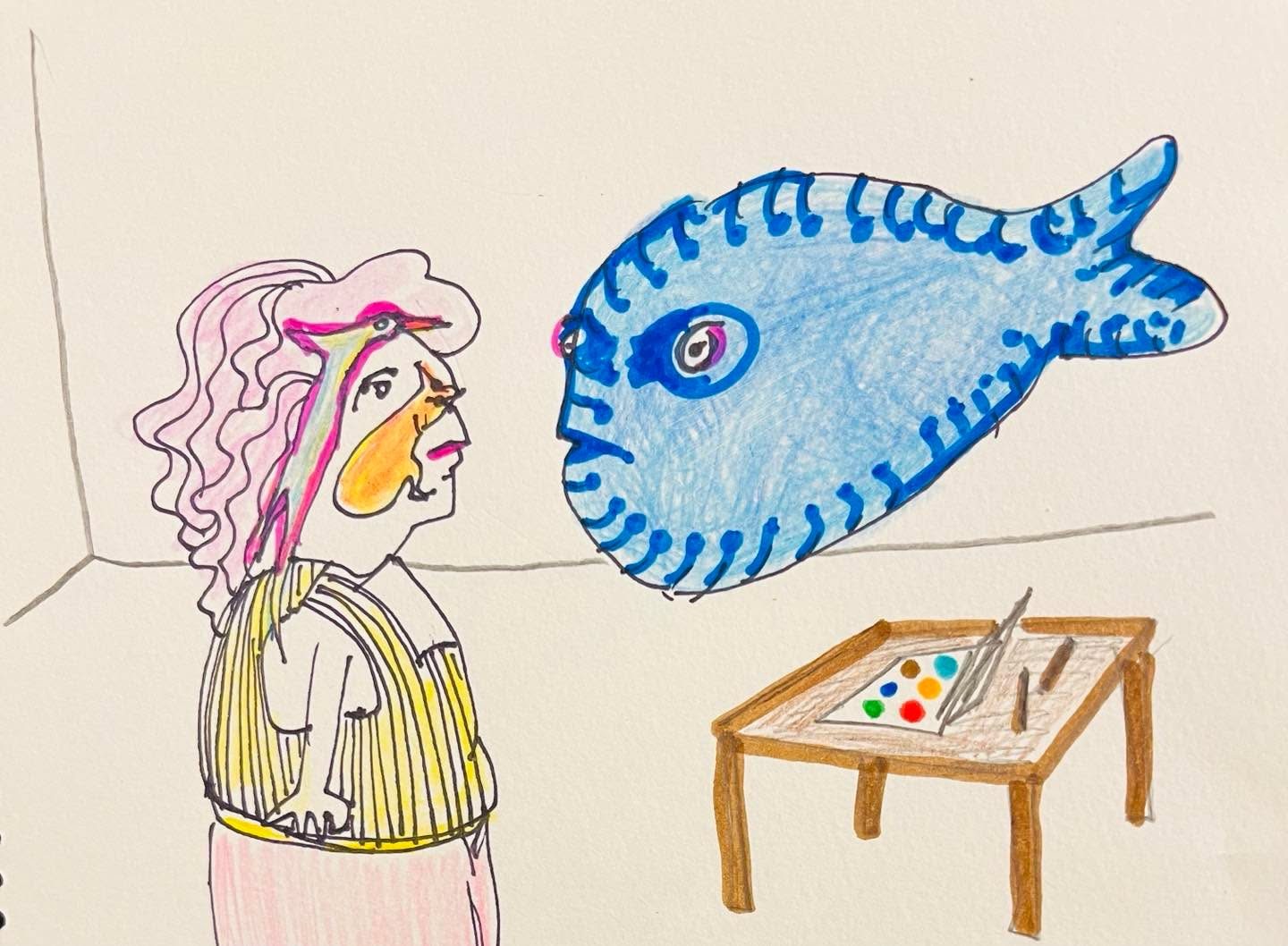 Drawing No. 1,618, 'Makeup Demo', posted DEC 12, 2023