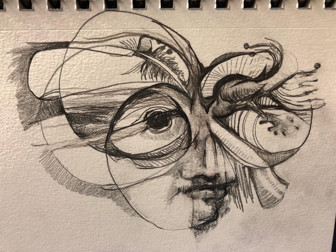 Drawing No. 39, 'Seeing Things', posted AUG 23, 2019