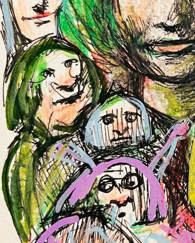 Drawing No. 1,642, 'There were still not enough stalls in the ladies' lounge.', posted JAN 4, 2024
