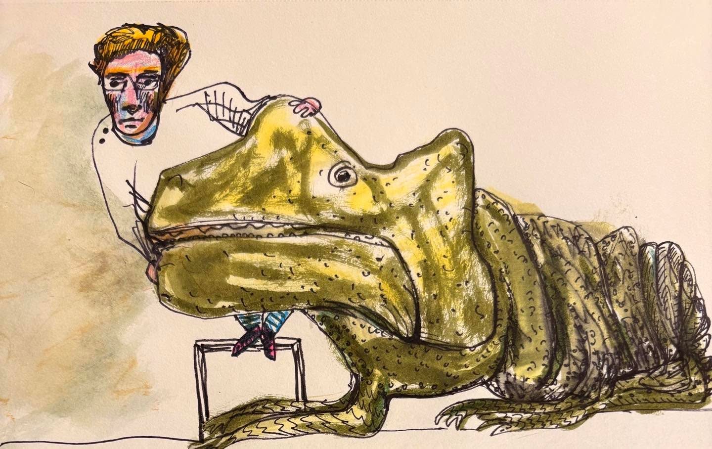 Drawing No. 2,168, 'You needed just the right words to talk to Thornton about his halitosis.', posted MAY 15, 2025