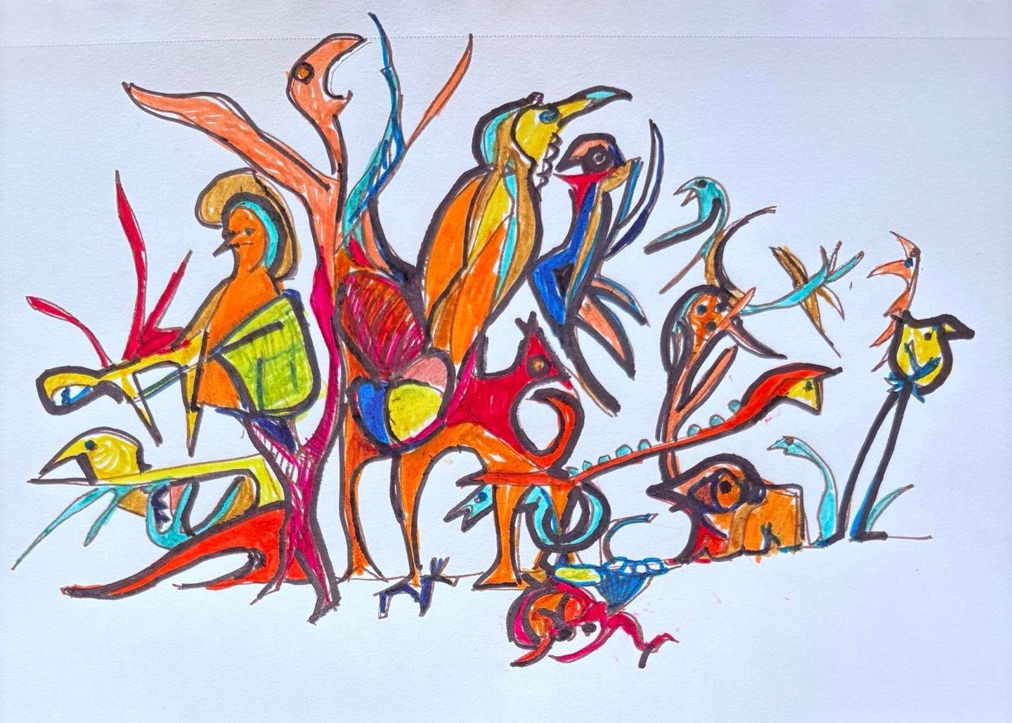 Drawing No. 2,700, 'Jolyon's class was open to all fitness levels.', posted SEP 2, 2026