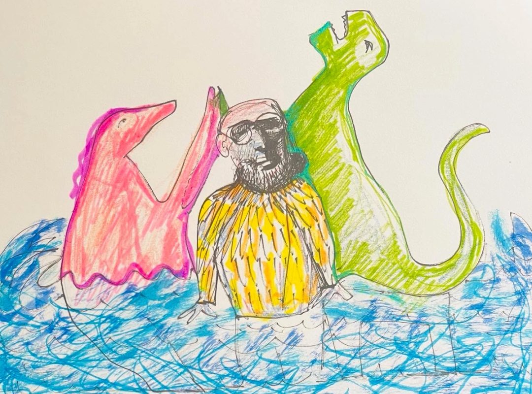 Drawing No. 1,856, 'Everett's new water ballet was an instant classic.', posted JUL 26, 2024