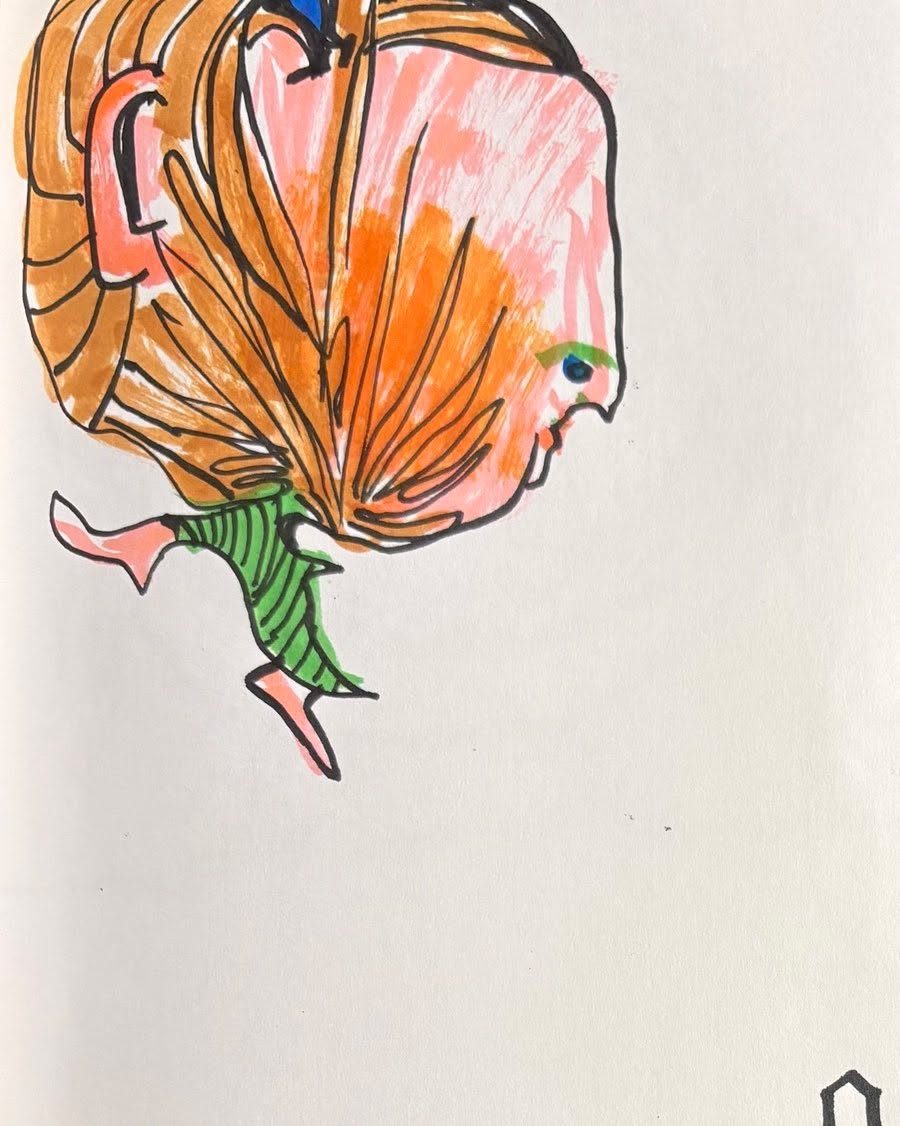 Drawing No. 2,621, 'Corbin liked to go joy-riding on a flying onion.', posted JUN 24, 2026