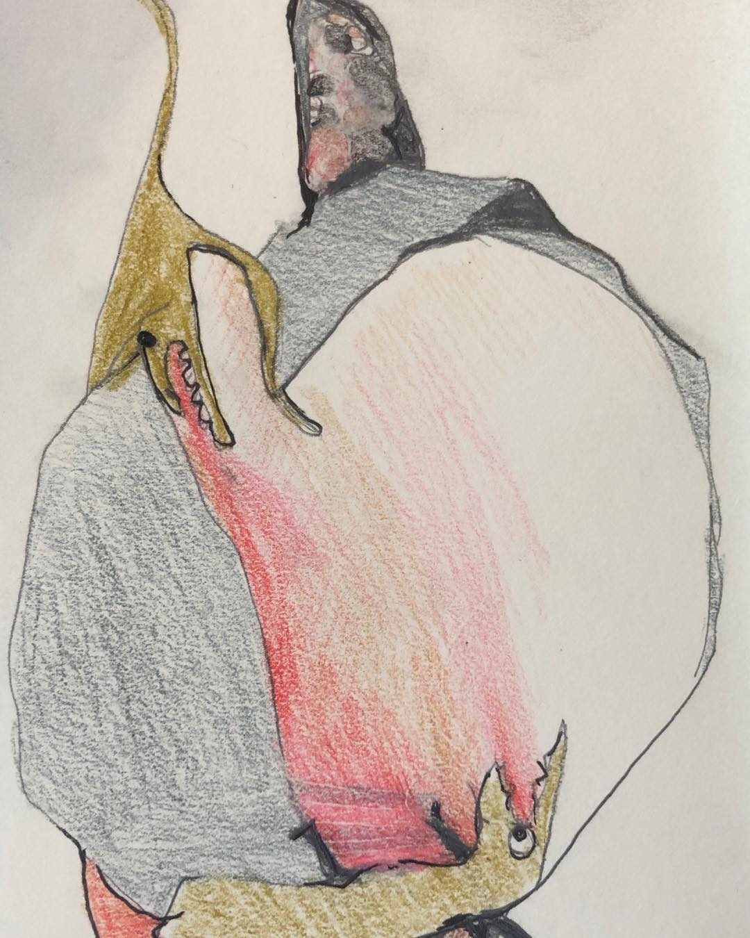 Drawing No. 45, 'Having issues', posted SEP 1, 2019