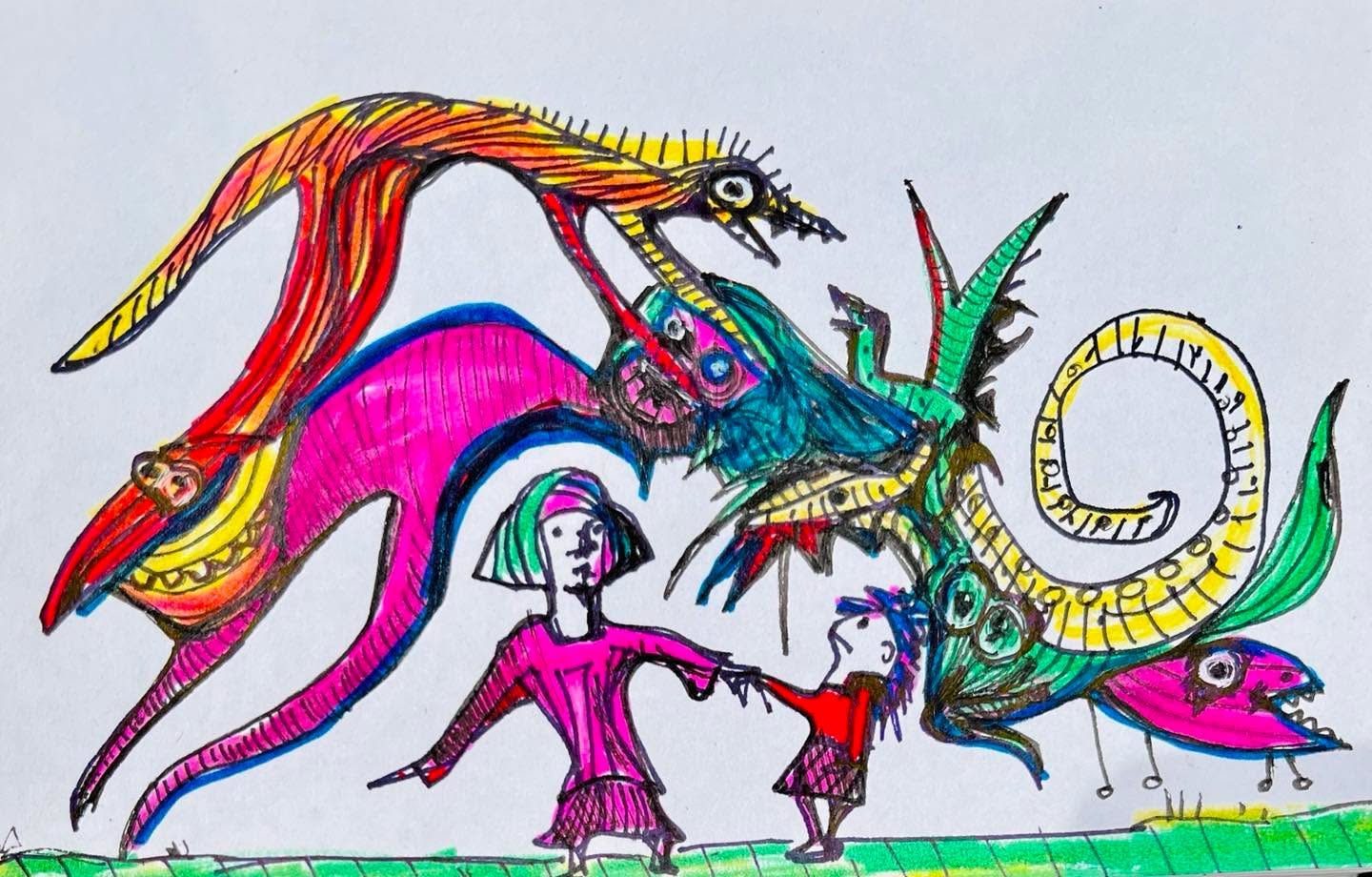 Drawing No. 1,016, 'Need to Take Cover', posted MAY 9, 2022