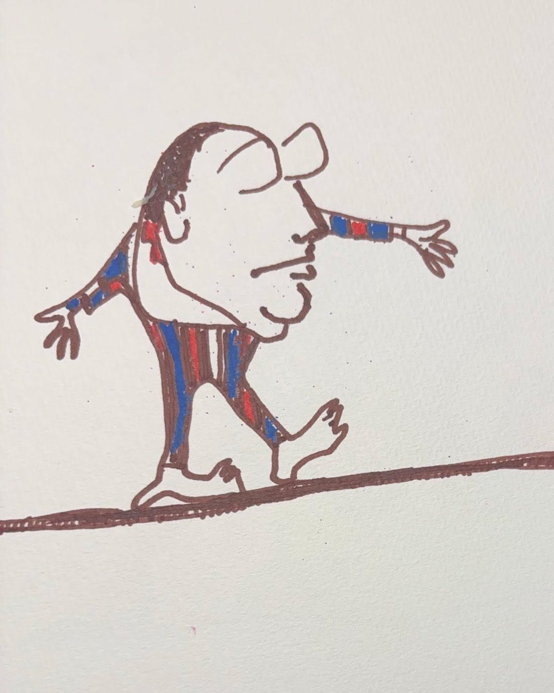 Drawing No. 2,466, 'Hamp dreamed he won gold in the Olympic sleepwalking event.', posted FEB 15, 2026