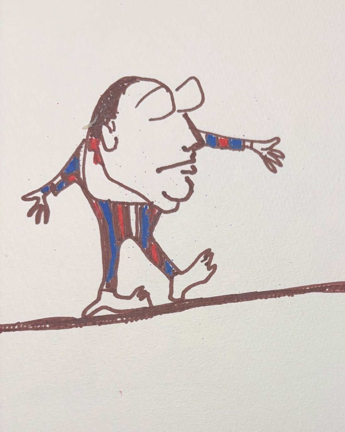Drawing No. 2,466, 'Hamp dreamed he won gold in the Olympic sleepwalking event.', posted FEB 15, 2026