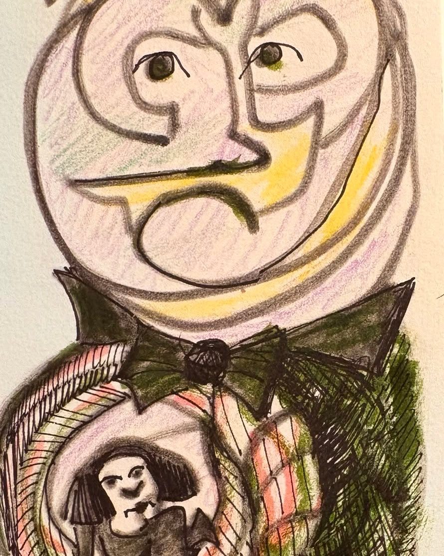 Drawing No. 2,654, 'Thornton took his arguments with Stephanie to heart.', posted JUL 23, 2026