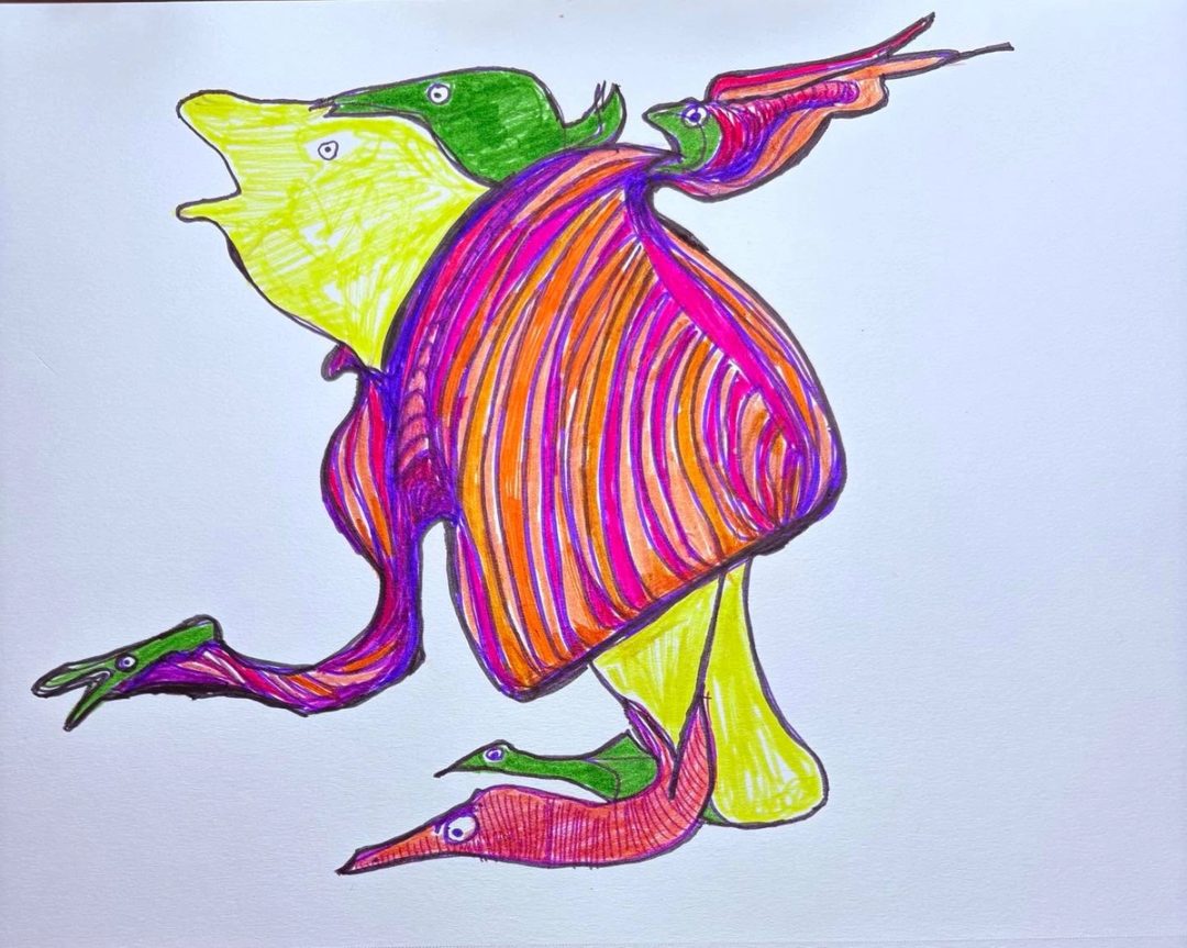 Drawing No. 2,363, 'Gussie was glad that last winter's duck boots still fit.', posted NOV 10, 2025