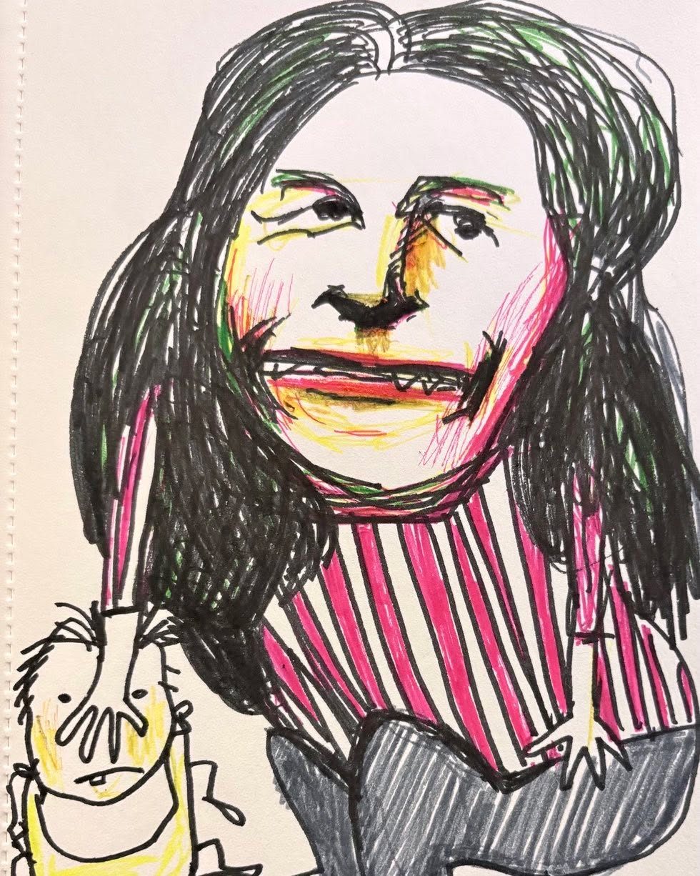 Drawing No. 2,573, 'Little Rylee's vocabulary was becoming embarrassing.', posted MAY 13, 2026