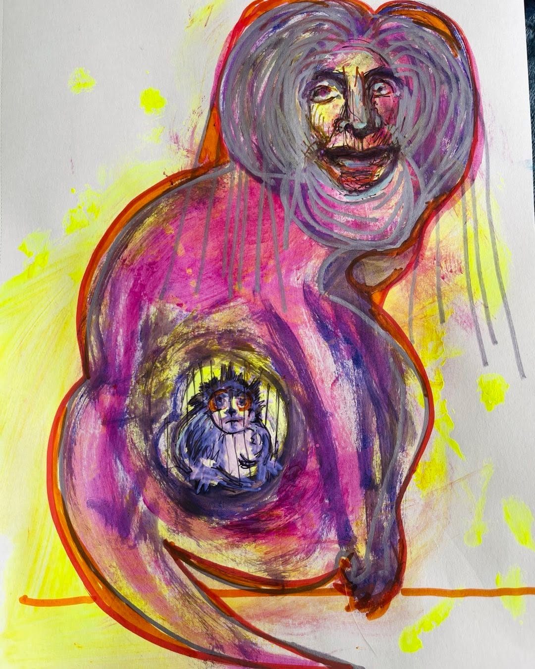 Drawing No. 1,104, 'Aunt Lily was possessive when it came to spending time with little Sinbad.', posted AUG 3, 2022