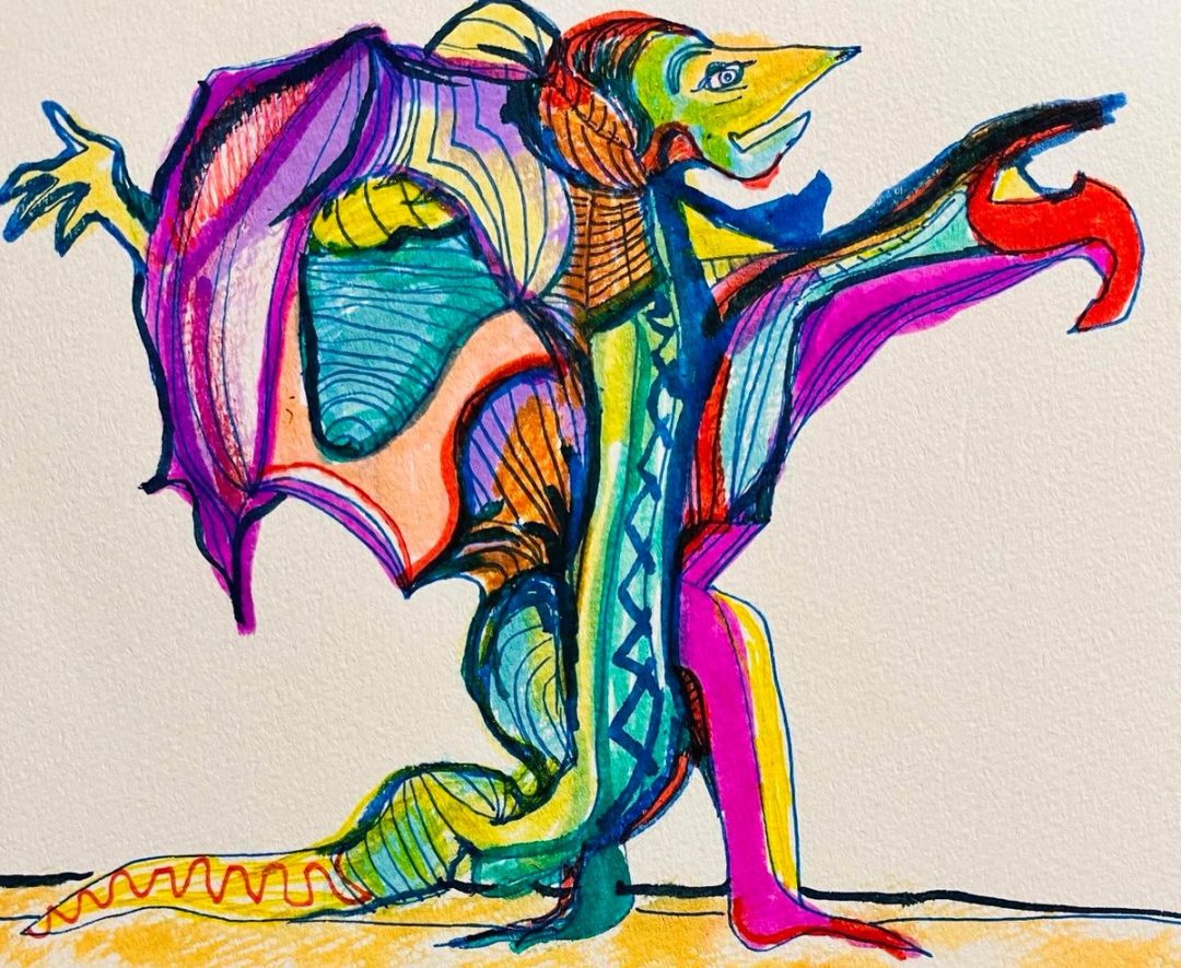 Drawing No. 1,537, 'Munjack could turn the simplest statement into a soliloquy.', posted SEP 27, 2023