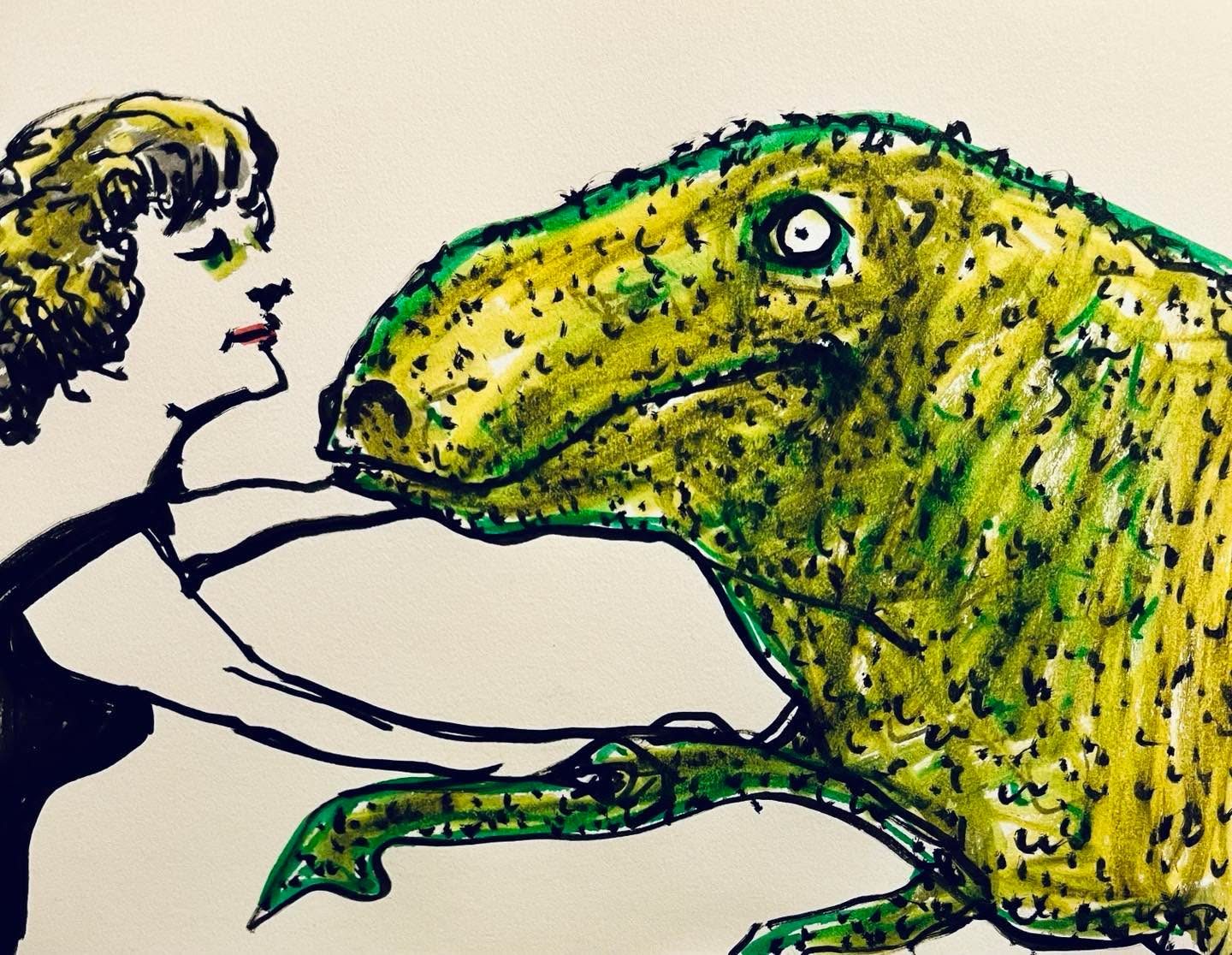 Drawing No. 1,777, 'For Mum and Tiny, it was a sweet Mother's Day.', posted MAY 12, 2024