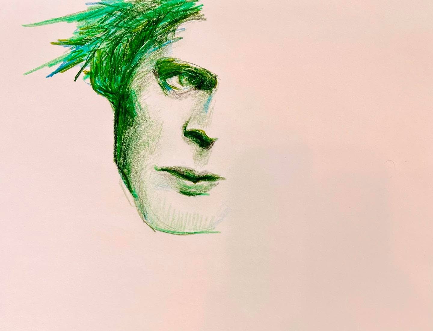 Drawing No. 1,208, 'VEGETERRORISM AT ITS WORST: P. Pea Giant, grandson of Jolly Green, was caught throwing a Molotov cocktail party in a hill of beans.', posted NOV 14, 2022