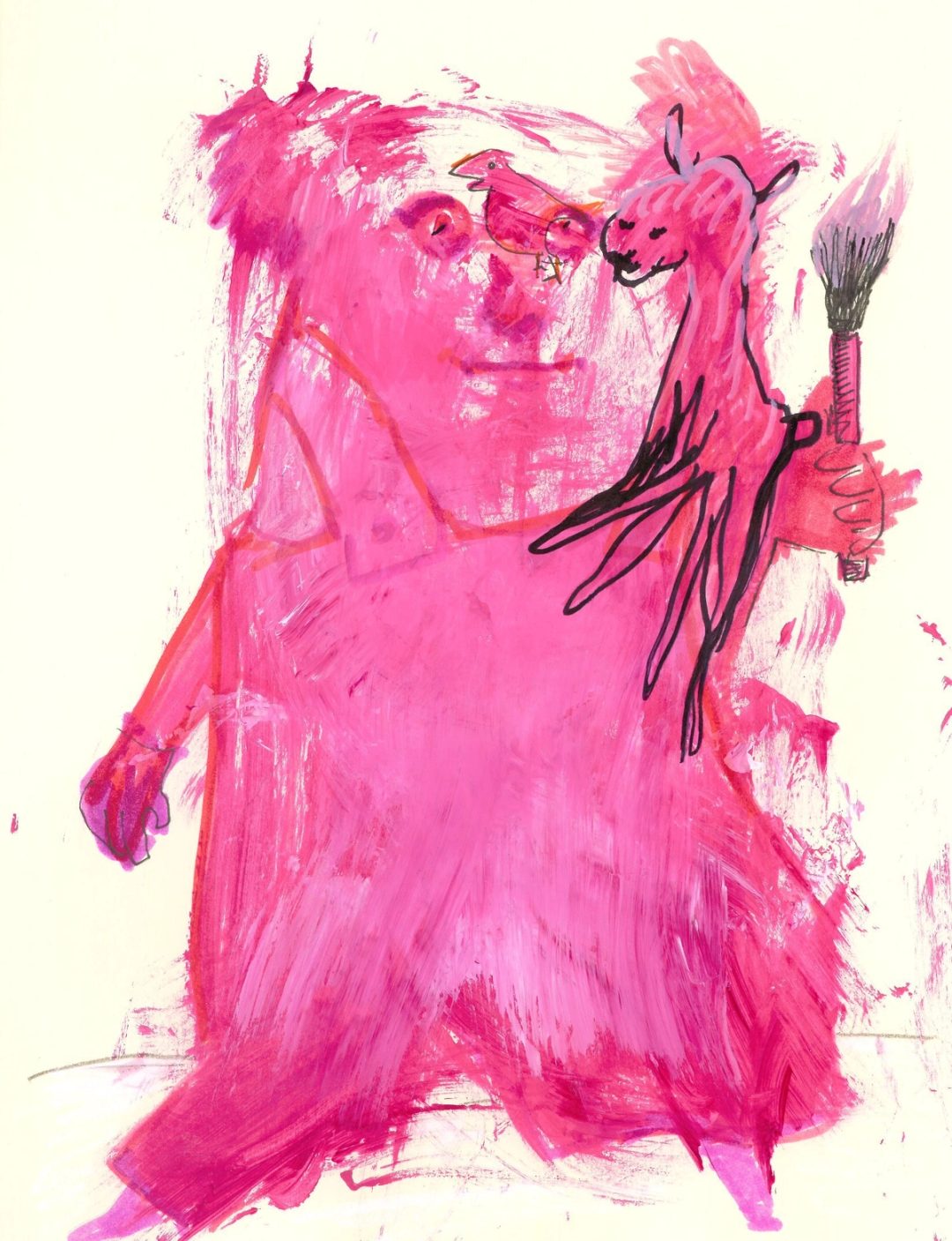 Drawing No. 1,610, 'Pink Painter', posted DEC 4, 2023