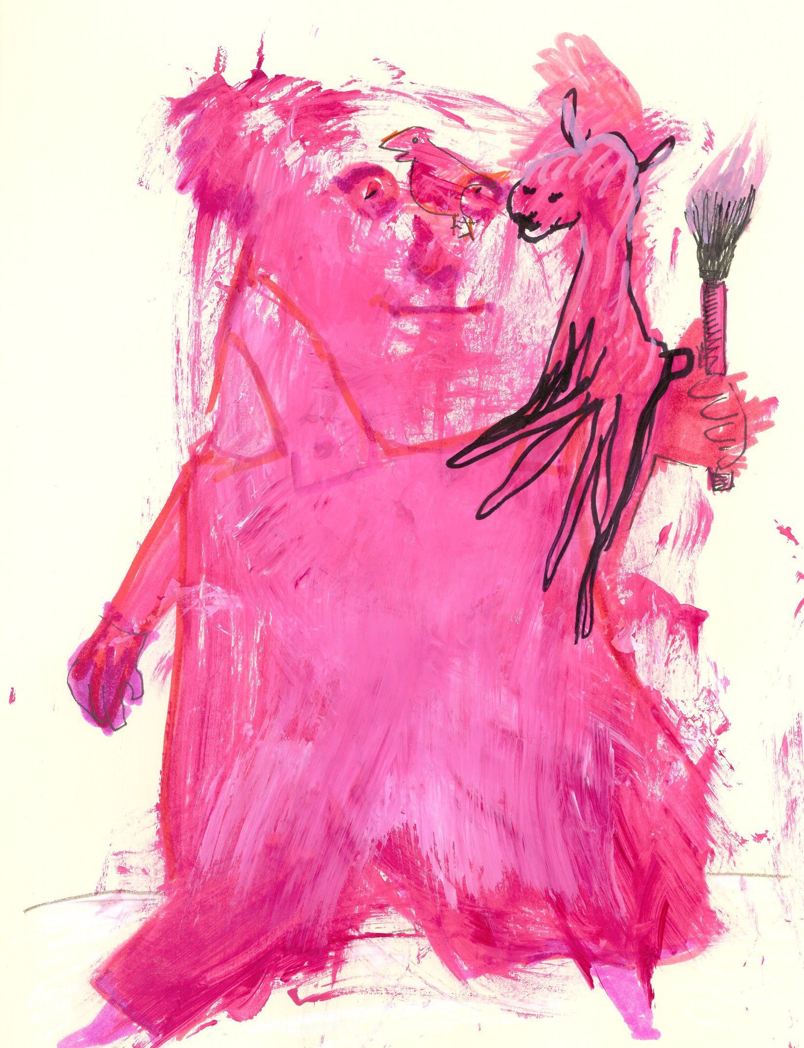 Drawing No. 1,610, 'Pink Painter', posted DEC 4, 2023