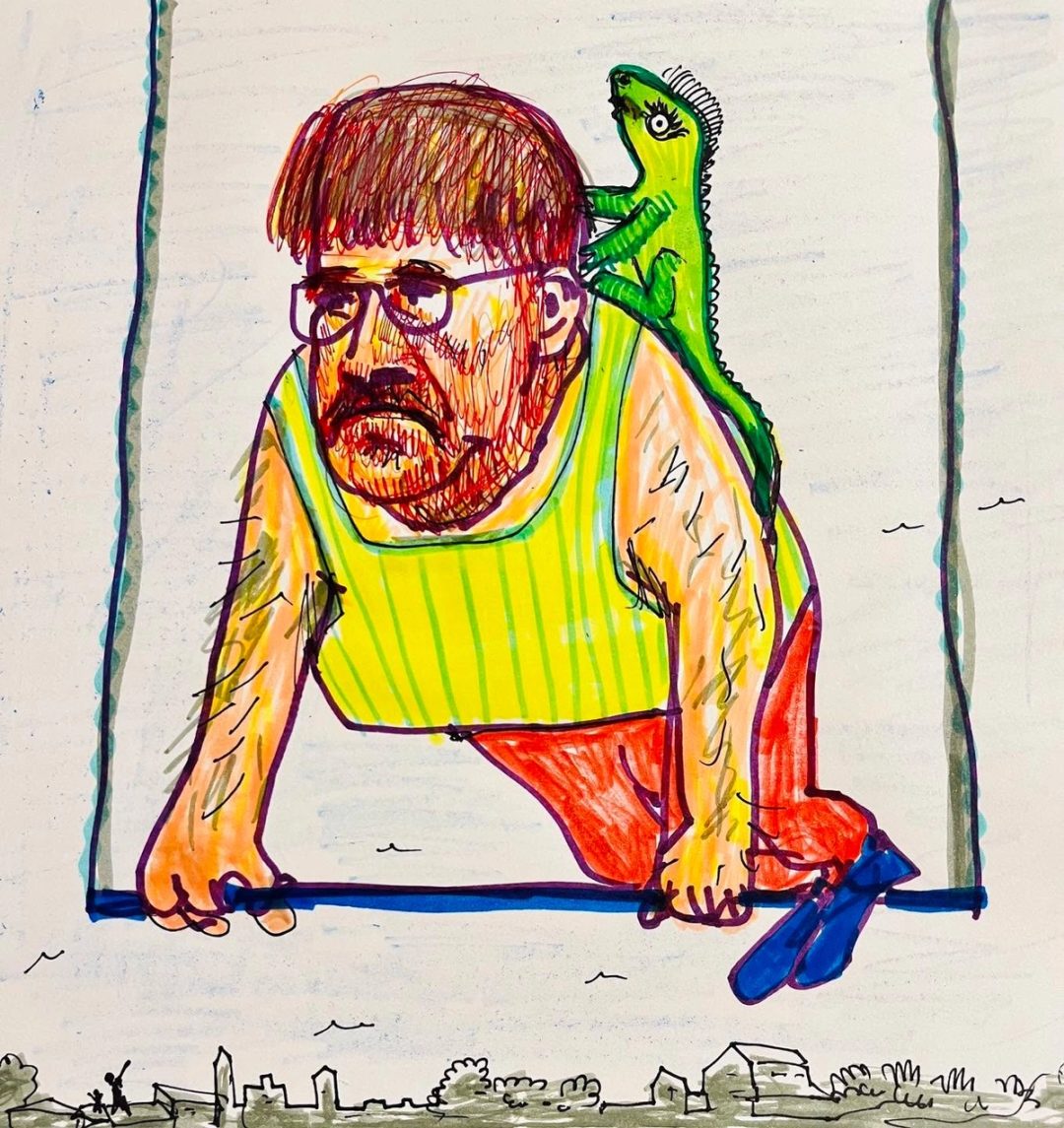 Drawing No. 1,453, 'Acro Buddies', posted JUL 10, 2023