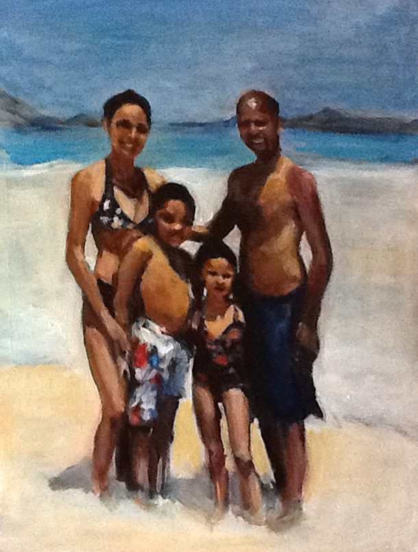 St. Maarten, a portrait by Jane Hart.