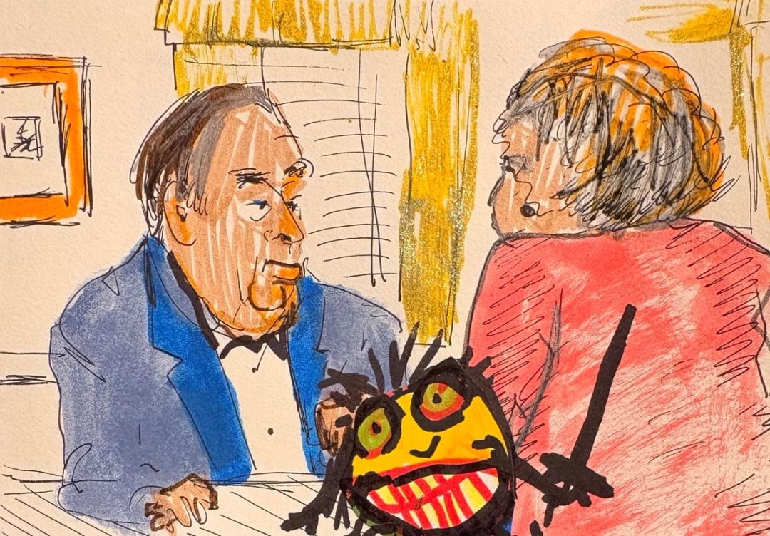 Drawing No. 2,131, 'Young Crake never failed to astonish his grandparents.', posted APR 15, 2025