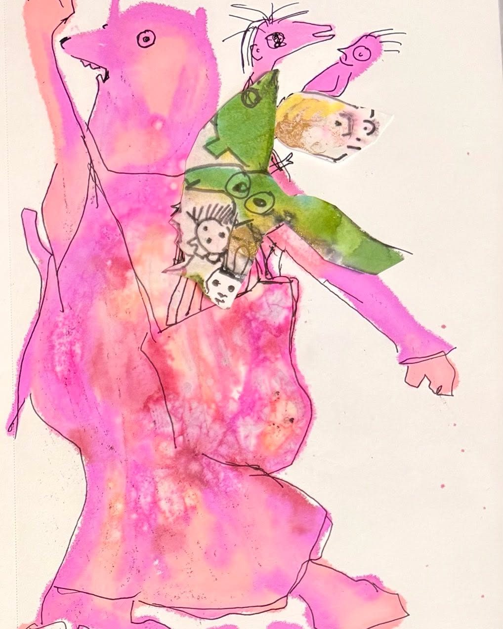 Drawing No. 2,681, 'Vanessa's kids were too generous, offering their friends a ride home.', posted AUG 15, 2026