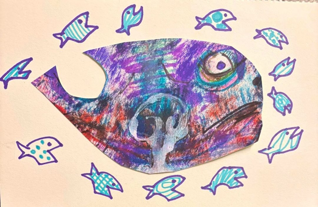Drawing No. 2,259, 'Apparently Rhonda was not the only fish in the sea.', posted AUG 4, 2025