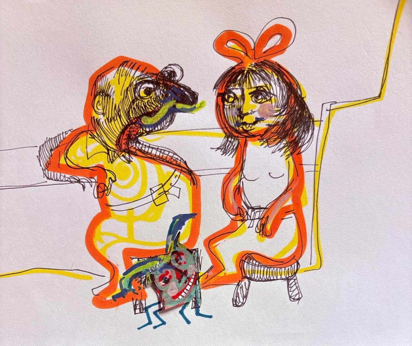 Drawing No. 2,340, 'The Swillers celebrated Halloween all year round.', posted OCT 21, 2025