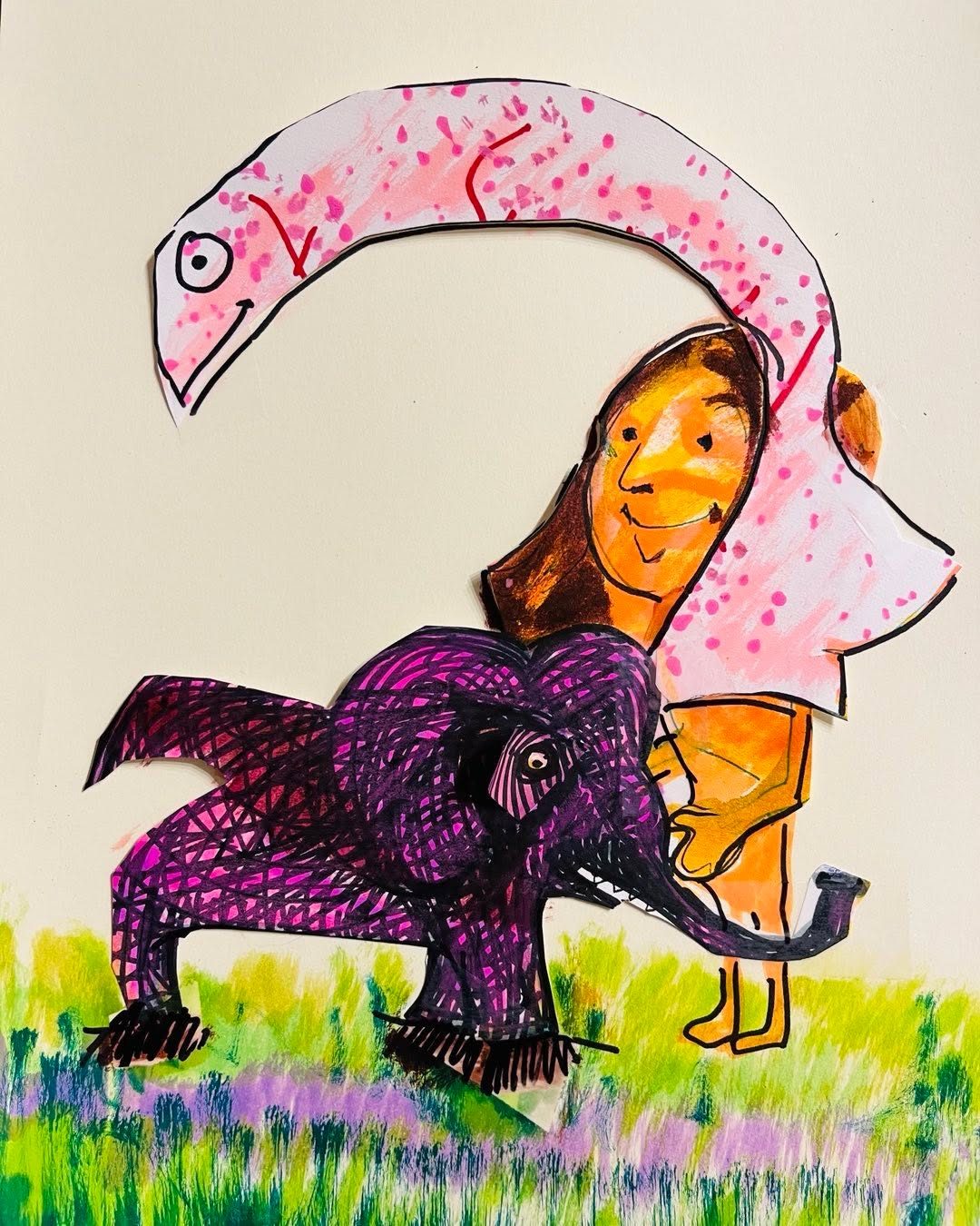 Drawing No. 1,227, 'The Marley kids knew how to have a good time.', posted DEC 2, 2022
