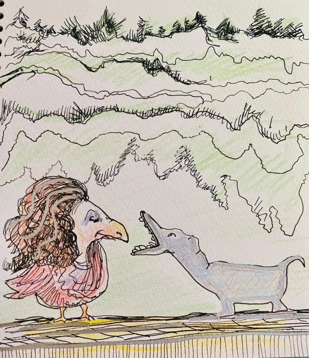 Drawing No. 1,426, 'Lambert wanted to impress all the lady dentists.', posted JUN 13, 2023