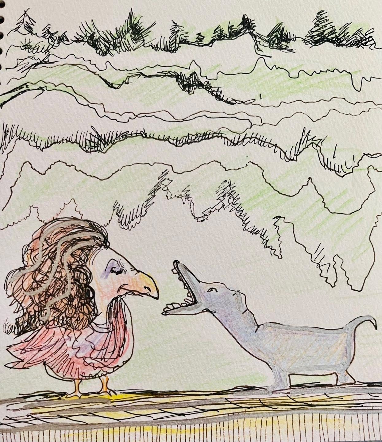Drawing No. 1,426, 'Lambert wanted to impress all the lady dentists.', posted JUN 13, 2023
