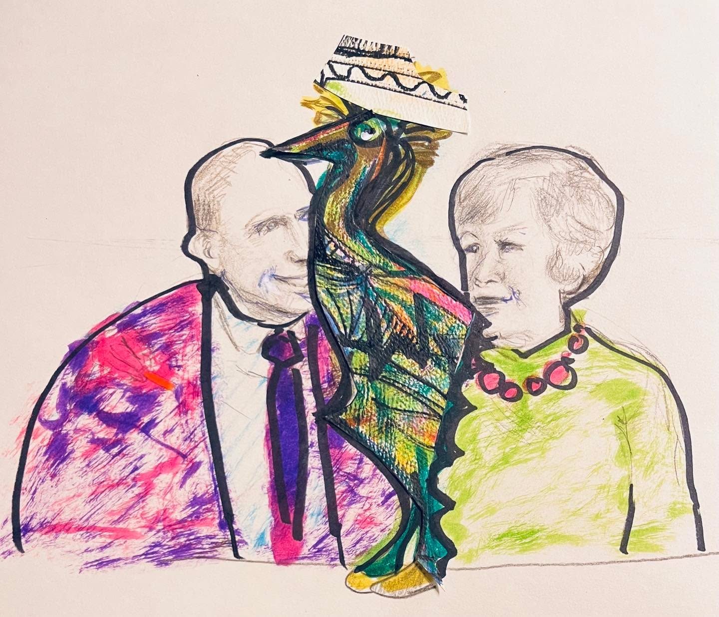 Drawing No. 1,751, 'Terry's birthday party was wild.', posted APR 16, 2024