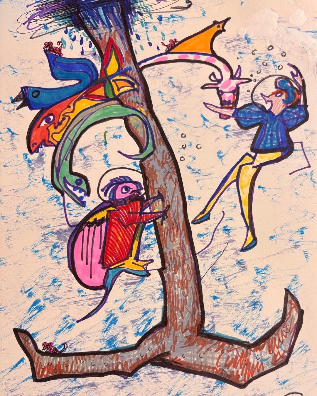 Drawing No. 2,271, 'In an ill-conceived sequel to Peter Pan, the cast spent three scenes exploring a rusty anchor.', posted AUG 16, 2025