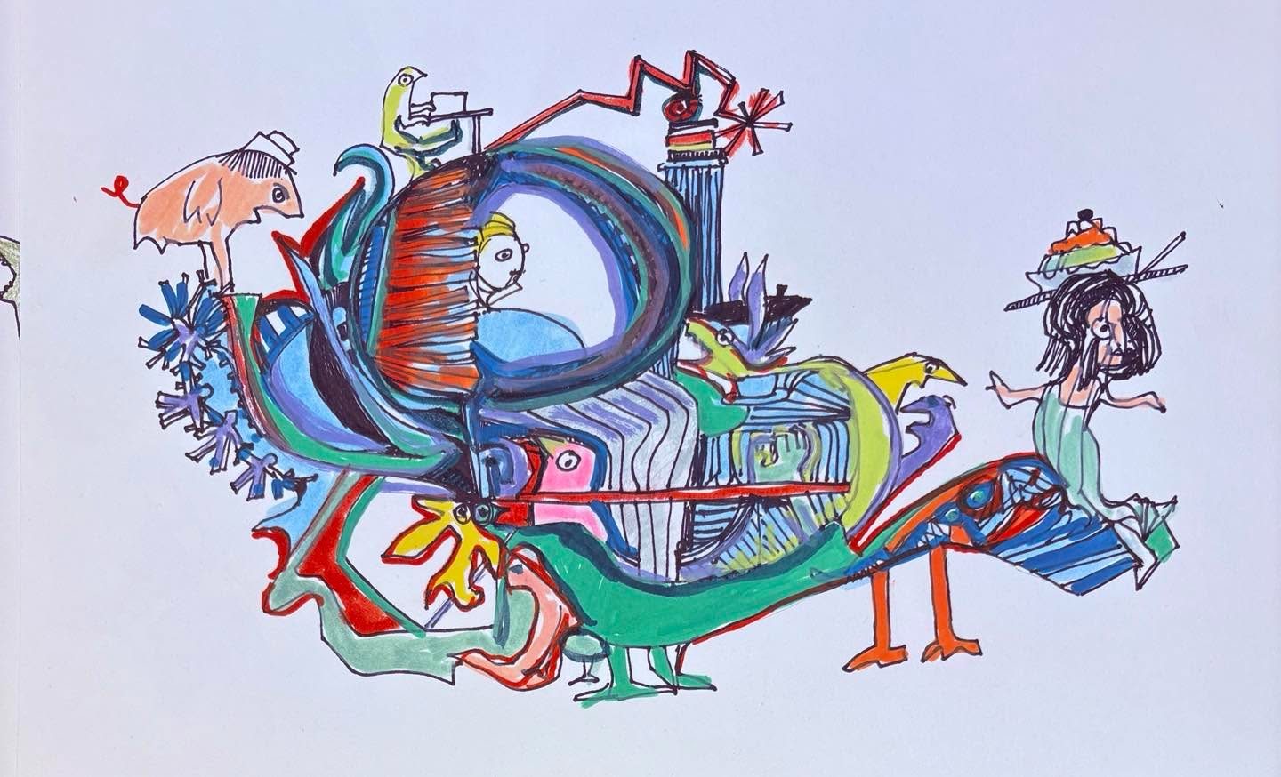 Drawing No. 2,382, 'Poppy's pop-up MRI was not on any recognized insurance plan, but the price was right and how bad could it be?', posted NOV 30, 2025