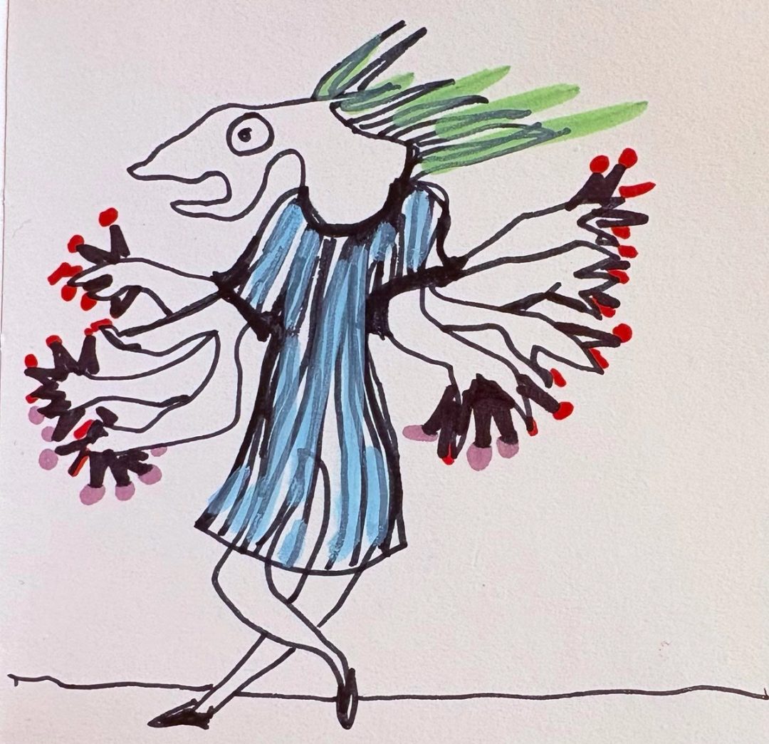 Drawing No. 2,406, 'Bunny's manicures cost a fortune and took forever.', posted DEC 21, 2025