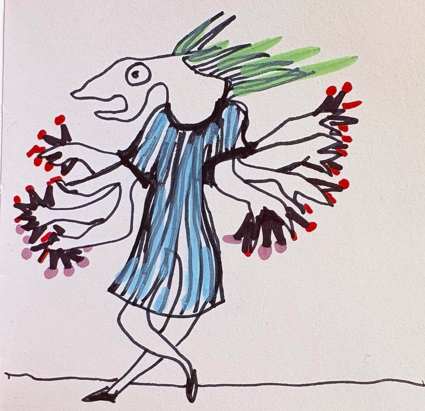 Drawing No. 2,406, 'Bunny's manicures cost a fortune and took forever.', posted DEC 21, 2025