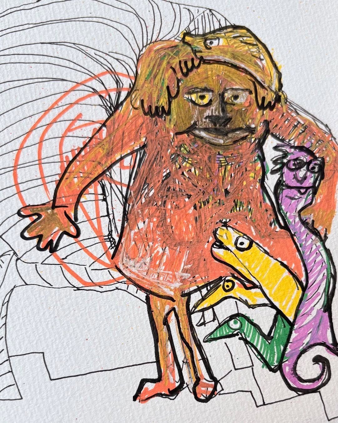 Drawing No. 2,469, 'Raven's last exhibit kept even the docent guessing.', posted FEB 18, 2026